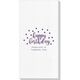 Confetti Dots Happy Birthday Deville Guest Towels Image 3 of 4